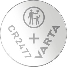 MSP CR2477 Düğme Pil, 1 Adet, Lityum Madalyon, 3 V, Çocuklar Için Güvenli Ambalaj, Elektronik Küçük Cihazlar Için, Araba Anahtarı, Uzaktan Kumanda, Terazi