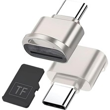 MSP Card Reader Kart Okuyucu Tüm Type C Cihazlar Için Çipli Kart Okuyucu ve Dönüştürücü (Ha-02 Type C - Micro Kart Okuyucu)