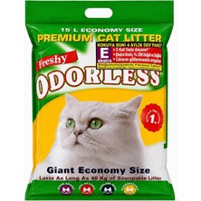 MSP Odorless Premium Kristal Kedi Kumu 15 L, Ekstra Emici Silika Jel, Kokuya Karşı Etkili, Beyaz Tanecikli Ekonomik Paket