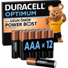 MSP Optimum Aaa Alkalin Ince Kalem Pil (12’li Paket) 1,5V, Lr6 MX1500