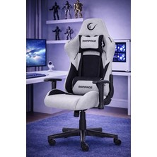MSP Seviye Terletmez Kumaş Gri/siyah Gaming Oyuncu Koltuğu Peak KL-R26
