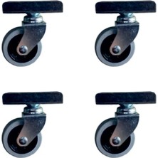 Givoria Furç Uzun-Sunta Bilyalı Teker - 20X50 - Gri - 18MM HKS184 - 4 Adet HXCDR47