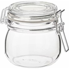 MSP Korken Kapaklı Kavanoz, 0,5 L (Şeffaf Cam)