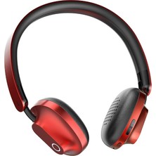 MSP Encok D01, Kablosuz Bluetooth Kulak Hi-Fi Kulaklık, Kırmızı