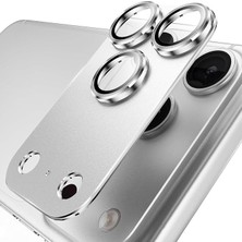 MSP iPhone 17 Pro Max Için Tasarlanmış Kamera Lens Koruyucu, [1:1 Mükemmel Uyum] Tam Kapsamlı Mat Metal Temperli Cam Kamera Ekran Koruyucu Aksesuar, Kılıf Dostu (Silver, iPhone 17 Pro Max)