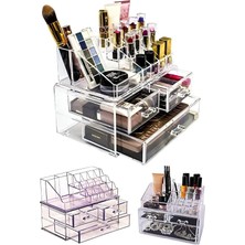 MSP 3 Çekmeceli Makyaj Düzenleyici Organizer Set Makyaj Fırçalık Çok Renkli Tek Ebat