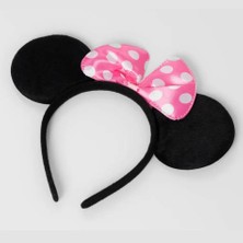 Givoria Pembe Fiyonklu Minnie Mouse Tacı Mini Kulak HXCDR47