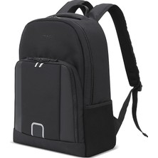 MSP Luna Eco MCE-1201 Çevre Dostu Reflektörlü Laptop Çantası, Seyahat Sırt Çantası, Macbook Sırt Çantası, Erkek Kadın 15.6 Inç Bilgisayar Çantası, Siyah