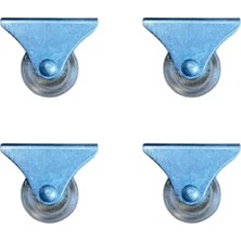 Givoria Furç Sabit Teker - 38MM - Şeffaf HKS237 - 4 Adet HXCDR47