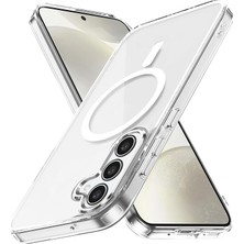 MSP Galaxy A54 Uyumlu Kamera Korumalı Magsafe Ile Uyumlu Wireless Şarj Özellikli MGSF001 Şeffaf Kılıf (Şeffaf, Samsung Galaxy A54)