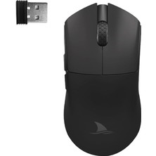 MSP M3 Pro Kablosuz Oyun Faresi, Üç Modlu 2.4g/usb-C/bluetooth Fare 26KDPI'YE Kadar, PAW3395 Optik Sensör Hafif 55G, 8 Programlanabilir Düğme 500MAH Pil Ömrü, Dizüstü Bilgisayar Faresi (B)