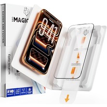 MSP [kolay Kurulum] iPhone 17 Pro Max ile Uyumlu Ekran Koruyucu, Tam Kaplama Temperli Cam, Kabarcıksız ve Tozsuz Uygulama, 9h Çizilmez Koruma, Hd Şeffaf, Siyah Çerçeve, Kılıf Dostu