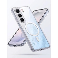 MSP Camon 40 Pro 5g Ile Uyumlu Şeffaf Sert Mika Magsafe Sararmaz Şeffaf Kılıf