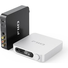 MSP K11 DSD256 1400 W Dengeli Masaüstü Kulaklık, Dac ve Amplifikatör 384 Khz/24 Bit Ev Sesi/pc Için 6,35 Mm/4,4 Mm/rca/koaksiyel/optik (Gümüş)