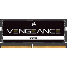MSP Vengeance Sodımm Ddr5 Ram 16GB (1X16GB) 5600MHZ CL48 Intel Xmp Icue Uyumlu Bilgisayar Belleği - Siyah (CMSX16GX5M1A5600C48)