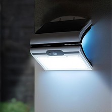 MSP Güneş Enerjili 54 Ledli Duvar Aplik Lamba Bahçe Balkon Dekorasyon Aydınlatması
