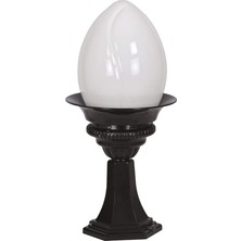 MSP BSU-68058-BSY-KOP Siyah Elektrostatik Toz Boyalı Dış Mekan Aydınlatma, E27, Aluminyum, Akrilik Cam, 22CM