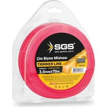 MSP Çim Biçme Tırpan Misinası - Burgulu - 3.0 Mm. - 70 Mt.