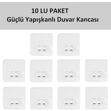 MSP Adet Süper Güçlü Yapışkanlı Banyo Askısı Yedek Sticker Raf Tutucu Askı Kanca