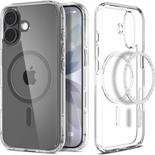 MSP iPhone 17 ile Uyumlu Magsafe Kılıf Ultra Hybrid Mag Fit Sararmaya Dayanıklı Gri Şeffaf Kapak - ACS10083 (Spigen Tr Garantili)