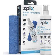 MSP Ekran Temizleme Seti 250ML + Temizleme Bezi Lcd, Led, Ekran, Laptop, Tablet, Bilgisayar, Televizyon, Cep Telefonu, Gözlük, Kamera, Koruyucu ve Parlatıcı Doğal Temizleme