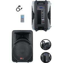 MSP AMPLE-15A Aktif Kabin Hoparlör 15 Inç 1000 Watt Bluetooth USB