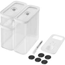 MSP Fresh & Cube Saklama Kabı 5'li Set M Beyaz
