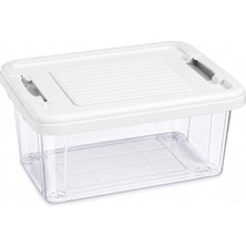 MSP Kapaklı Saklama Kabı – Kilitlenebilir Çok Amaçlı Düzenleyici Kutu – Bpa Free – Istiflenebilir Organizer – Ev, Mutfak, Banyo ve Dolap Için, 3 Litre — 19 × 29 × 9,1 cm