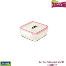 MSP Kare Cam Saklama Kabı 490 ml