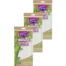 MSP PRX0205-3 Natura Bambu Bez 2'li Paket 30 x 30 cm Üçlü Set