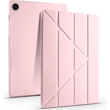 MSP Samsung Galaxy Tab S6 Lite 2024 P620 10.4 Inç Ile Uyumlu Katlanabilir Kalemlikli Standlı Akıllı Kılıf Pembe