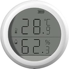 MSP Smart Akıllı Dijital Termometre Uygulama Denetimli Zigbee Iç Mekan Isı Ölçer ve Nem Ölçer (Higrometre) X7608