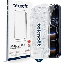 MSP iPhone 17 Pro Max Için Kolay Kurulum Kitli Takılırken Camın Altında Kesinlikle Toz Bırakmayan Ekstra Güçlendirilmiş Tam Koruma Sağlayan Pürüzsüz Lazer Kesim Premium Ekran Koruyucu Kırılmaz Cam
