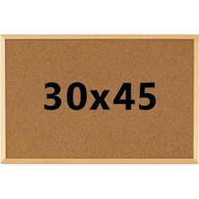 MSP Ahşap Çerçeveli Mntar Pano 30X45 Ofis & Ev Tipi Mantar Pano