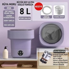MSP Mini Çamaşır Makinesi 8 L Taşınabilir Yıkama ve Kurutma