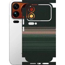 MSP Xiaomi 17 Pro ile Uyumlu Rainbow Serisi Premium Kaplama 360 Yeşil-Sarı