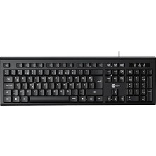 MSP KB101 USB Kablolu Türkçe F Klavye Siyah