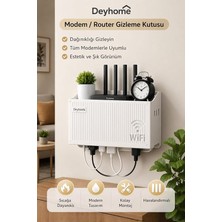 MSP Gizleme Kutusu | Wi-Fi Router Saklama Kutusu | Pleksi Duvar Tipi Modem Koruyucu
