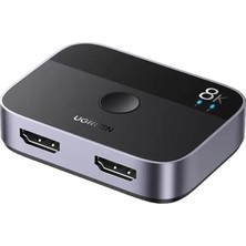 MSP 8k HDMI 2.1 Switch 2 In 1 Out HDMI Switcher Hdcp 2.2/2.3'ü Destekler, Ps5, Xbox Vb. ile Uyumludur