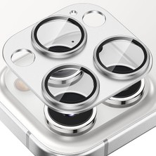 MSP Iphone 16 Pro/ 16 Pro Max Kamera Camı Lens Koruyucu Halka Set - AL3130 (Rose Gold)