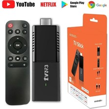 MSP 4K Ultra Hd Android Tv Box Tv Stick Ram:2gb ROM:16GB Android 12.1 Media Player Siyah