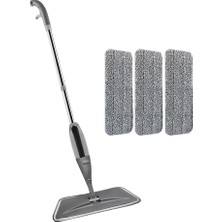 MSP Sprey Mop Gri 3 Mikrofiber Moplu Temizlik Seti