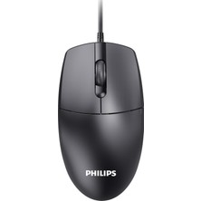 MSP SPK7247 USB Kablolu Optik Mouse - 1.8 Metre Ekstra Uzun Kablo, 1200 Dpı Hassasiyet, Ergonomik Ofis ve Ev Tasarımı, Tak-Çalıştır, Siyah