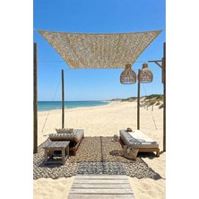 MSP Kesim Kamuflaj Desen Dekoratif Gölgelik 4.5m x 6m