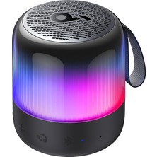 MSP Glow Mini Taşınabilir Hoparlör, 360° Sesli Bluetooth Hoparlör, Işık Gösterisi, 12H Pil, Özelleştirilebilir Eq ve Işık, IP67 Su Geçirmez ve Toz Geçirmez, Kamp, Ev ve Plaj Partileri Için