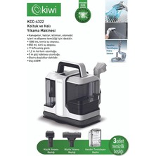 MSP KCC-4322 Koltuk ve Halı Yıkama Makinesi, 450W, Beyaz