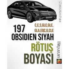 aklow akyoleticaret Mercedes MB197 Obsiden Siyah Rötuş Boyası 20 Ml, MB197IBTFF