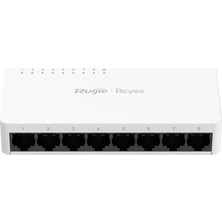 MSP Reyee RG-ES08G-L 8 Port 10-100-1000 Mbps Yönetilemez Switch Plastik Kasa