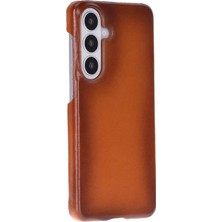 MSP Galaxy S26+ Plus Uyumlu Hakiki Deri Telefon Kılıfı – Ultra Ince, Manyetik Yüzey Uyumu, Kablosuz Şarj Destekli, Süet Iç Yüzeyli Premium Koruma - Isim Yazdırılabilir (Rustik Kahverengi)