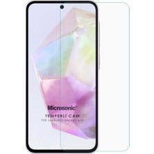 MSP Samsung Galaxy A55 Tempered Glass Cam Ekran Koruyucu [galaxy A55 ile Uyumlu Ekran Koruyucu - Şeffaf]